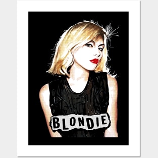 Blondie Rare Photo Vintage Halftone Posters and Art